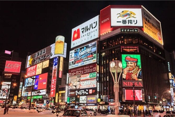 Exploring Hokkaido Nightlife Susukino Evening Walking Tour - Daruma Honten and Hokkaido’s Genghis Khan barbecue