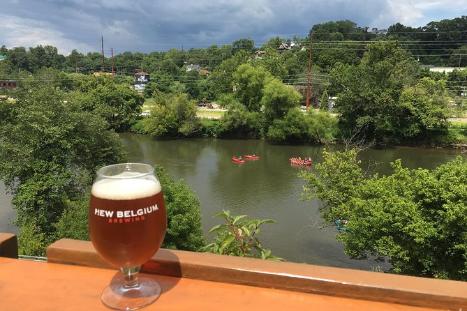 Floating Bar Crawl Tour - A brewery crawl that begins on the French Broad