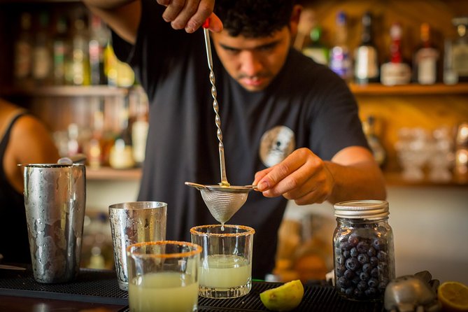 Food & Mixology Tour:Tequila,Tacos, Mezcal and Agave Cocktails - Stops five and six: taco stands, mezcal, and a final fish taco
