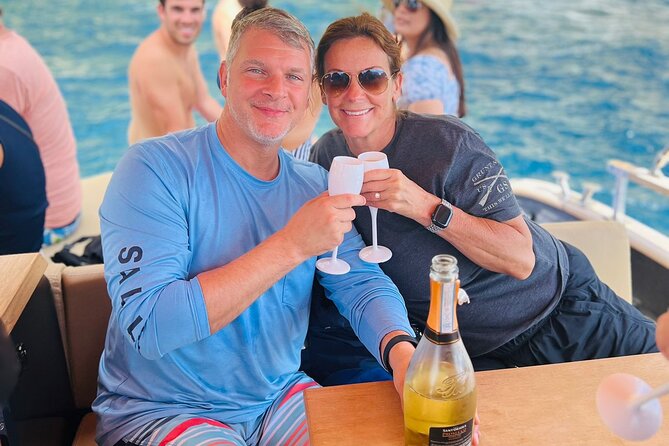 From Positano : Elite Capri Boat Day Free Bar, Brunch & City Walk - Punta Carena and the Faraglioni