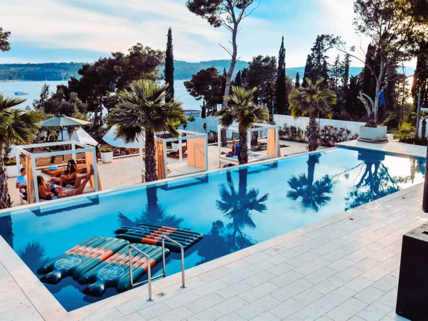 From Split: Brač Island Beach Bar and Pool Party - Leaving Split for Brač by boat