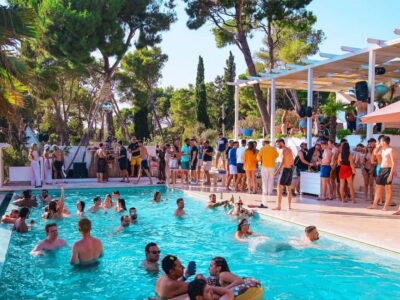 From Split: Brač Island Beach Bar and Pool Party