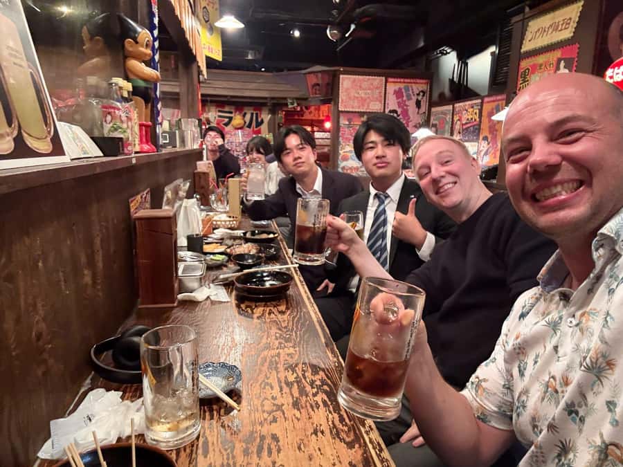 Fukuoka: Private Nightlife and Hidden Gems Tour with a Local - Moving on to an izakaya