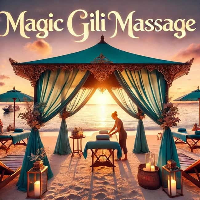 Gili Trawangan: Beach Massage with Sunset and Cocktail - The Gili Beach Bar meeting point