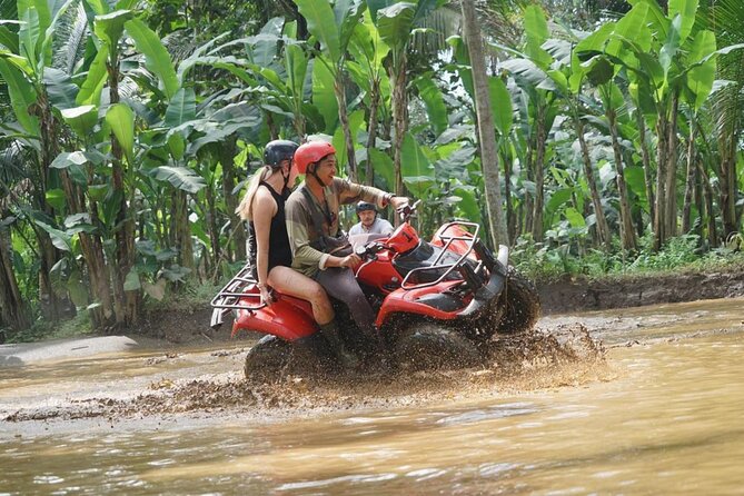 Gorilla Cave ATV Quad Bike and Lunch at Alas Sunset Pool & Bar - Getting wet, cleaning up, and changing clothes