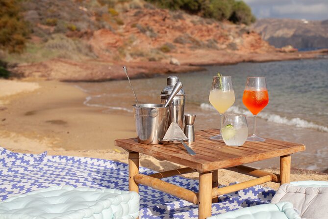 Greek Cocktails on a Secluded Beach - Greek spirits beyond the usual ouzo