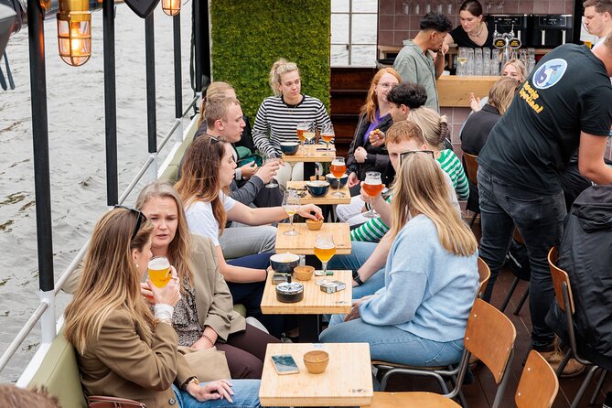 Groningen: Terrace Boat Experience with a Cozy Bar: 1.5 Hours - The Groningen Museum’s bold waterside architecture