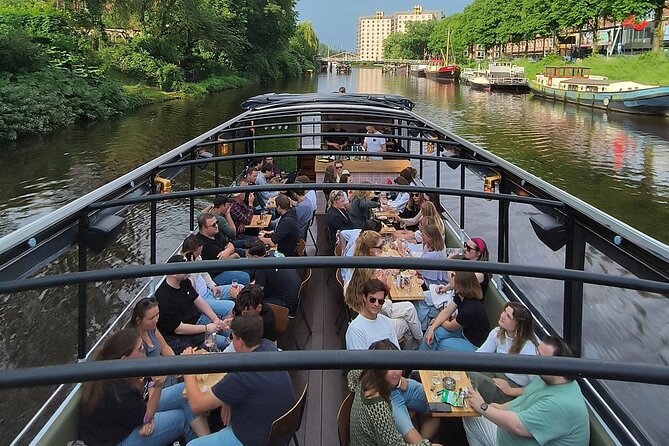 Groningen: Terrace Boat Experience with a Cozy Bar: 1.5 Hours - What you can order, and what it adds to the cost