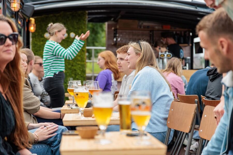 Groningen: Terrace Boat Experience with a Cozy Bar - Key points at a glance