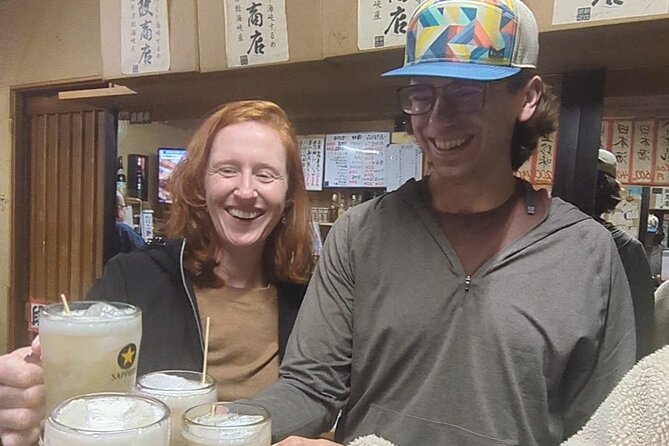 Izakaya & Bar Hopping Tour Around Aomori Station - Aomori Station after dark