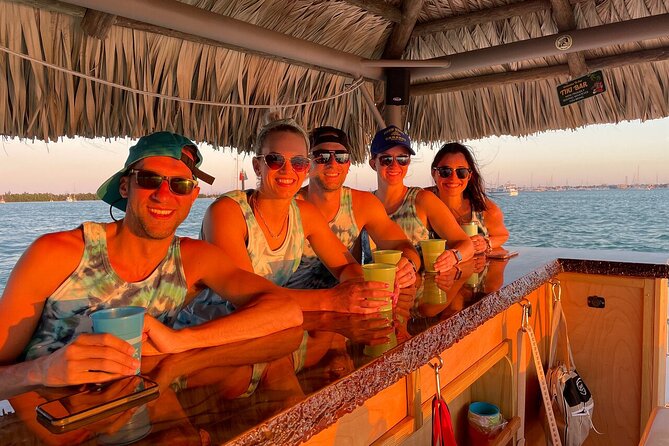 Key West Tiki Bar Sunset Cruise (by the seat) BYOB Adventure - Finding the sunset and the possible Green Flash