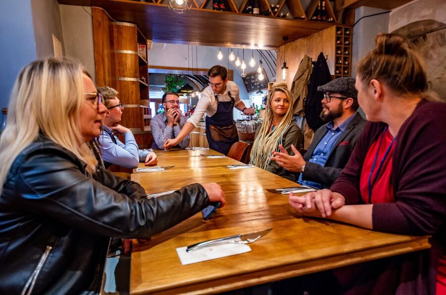 Krakow: Guided Wine Bar Tour with Tastings and Snacks - The second bar and the range of Polish regions