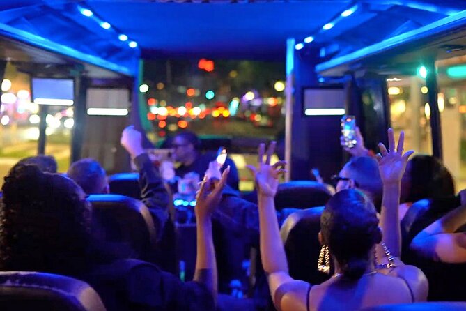 LA: TMZ Hollywood Nightlife Bar and Club Tour with Onboard DJ - The DJ and group energy