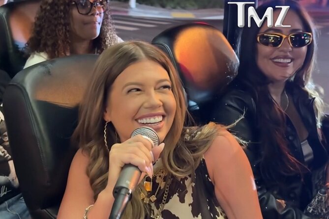 LA: TMZ Hollywood Nightlife Bar and Club Tour with Onboard DJ - Dress for the open bus