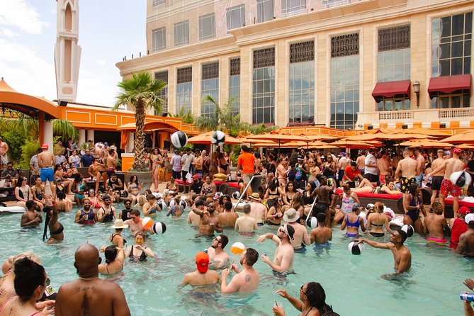 Las Vegas Day Club Crawl & Party Bus VIP Tour - Drinks, towels, and what is not included