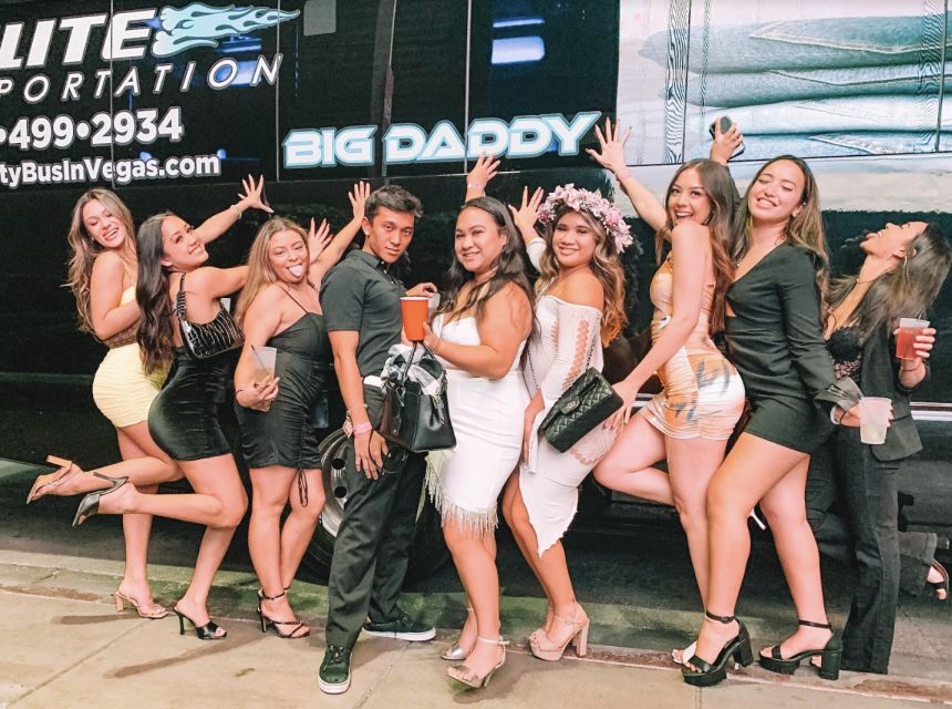 Las Vegas Fremont Street Bar Crawl (party bus add-on option) - Small details that make the night easier