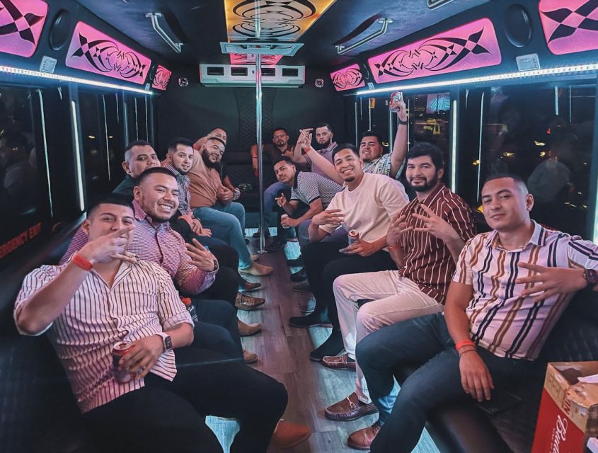 Las Vegas Fremont Street Bar Crawl (party bus add-on option) - The optional party bus to the Strip