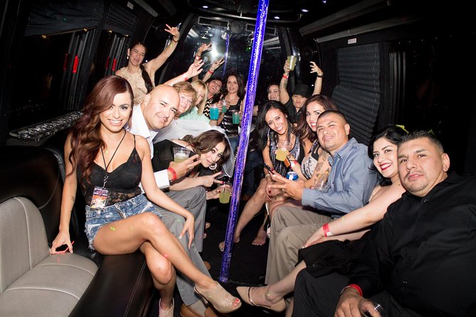 Las Vegas Nightclub or Pool Party Crawl with Luxury Party Bus - Time inside each club and the walking factor