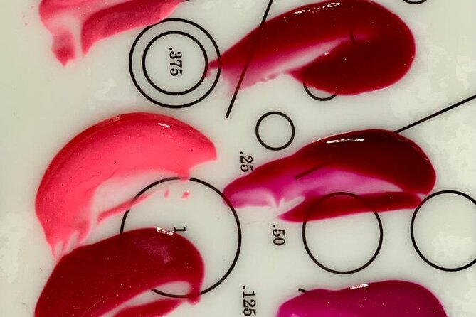 Lip Print Beauty Bar Charlotte: Create Your Own Lipstick or Gloss - Choosing Glitter, Shimmer, Flavor, and Fragrance