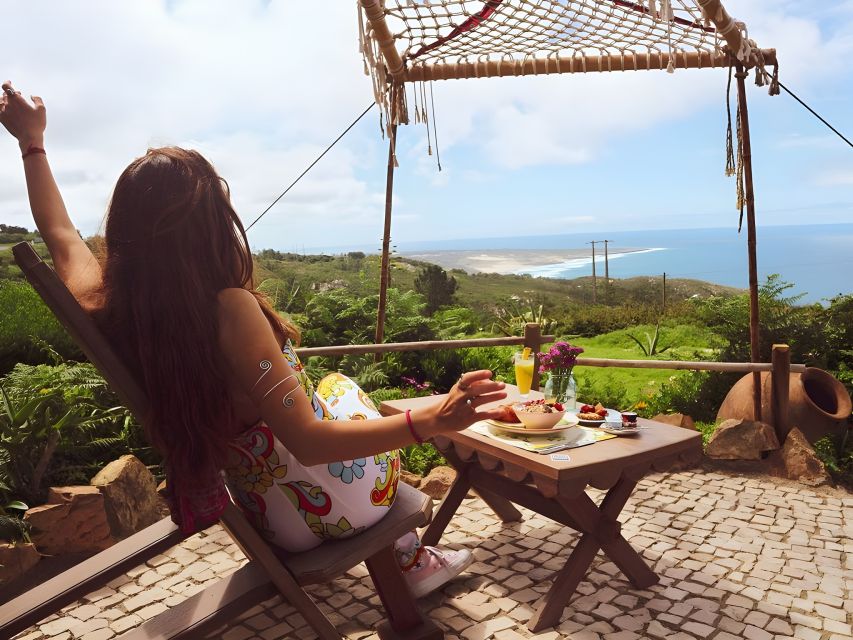 Lisbon Coast Tour: Paradise Beaches & Famous Beach Bars - Adraga Beach and the Prepared Beach Setup