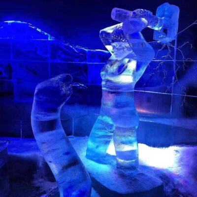 Lofoten: Magic Ice Bar Entry Ticket with Welcome Drink