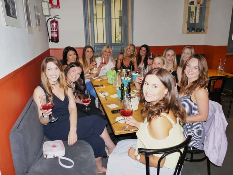 Madrid Wine Tasting, Flamenco Class and Trendy Bar - Four Spanish wines and four small plates