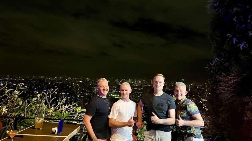 Manila Ultimate Nightlife Pub Crawl - The first stop at Filling Station Cafe and Bar