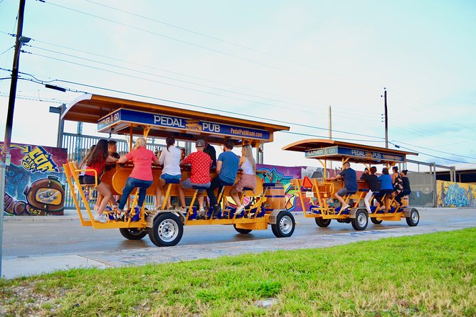 Miami Pedal Pub: Arts District Party Bike Pub Crawl - Pedaling into Miami’s Wynwood art district