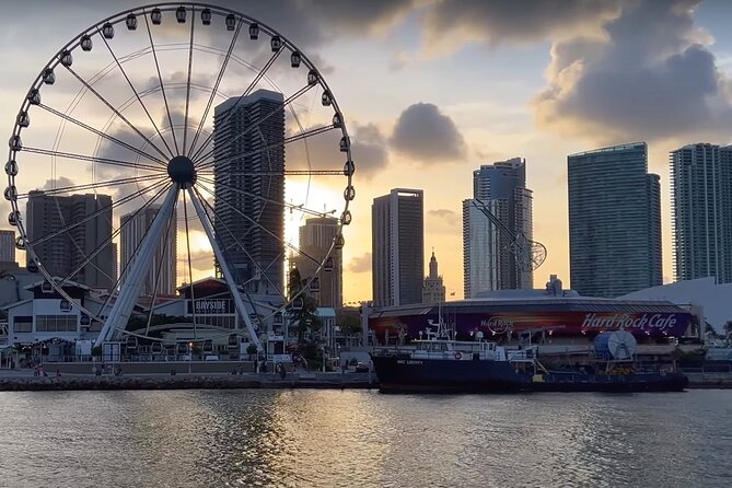 Miami Skyline Sunset Cruise with The Mojito Bar On board - Miami Beach Marina and the final sunset stretch