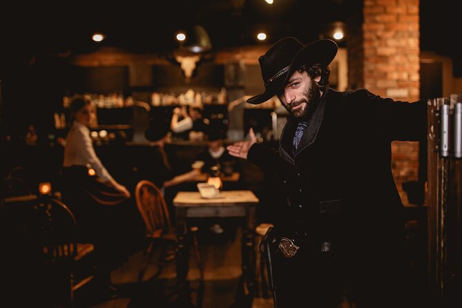 Moonshine Saloon Wild West Cocktail Experience - The tailor, the hat, and your new role