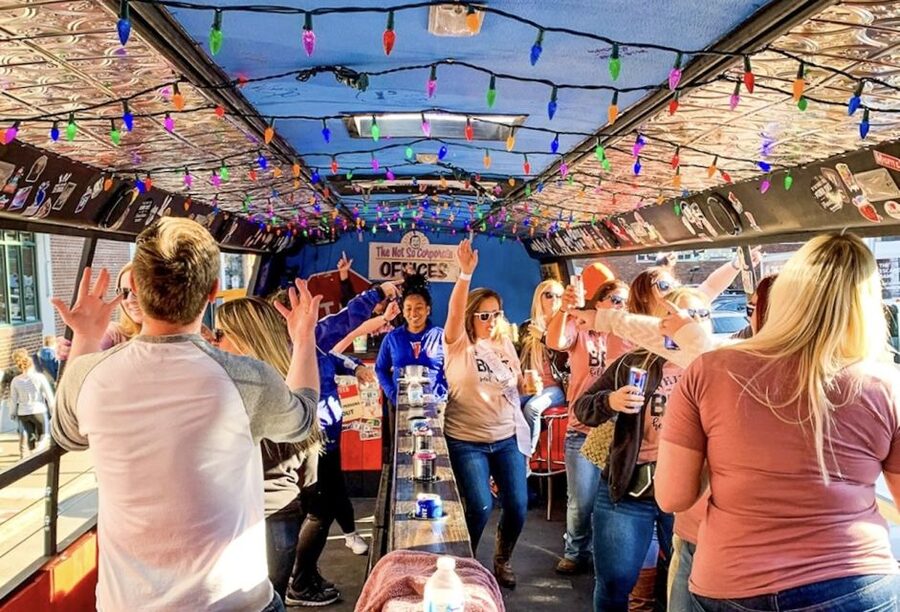 Nashville: Party Bus with DJ and Bar - The DJ and sound system are the heart of the ride