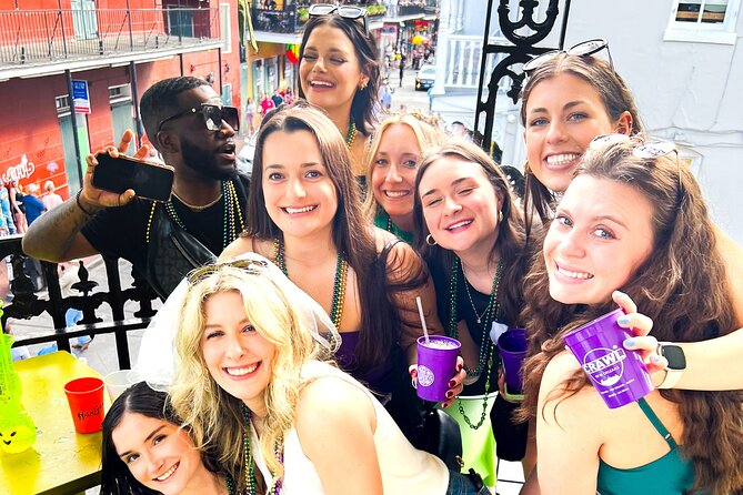 New Orleans Bourbon Street Bar Crawl w/ Shots & Souvenir Cup - The French Quarter walk to Bourbon Street