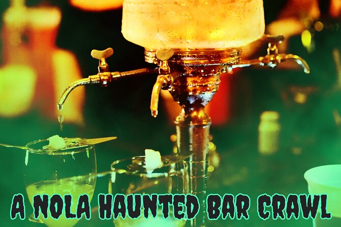 New Orleans' Finest Haunted Pub Tour - MRB Bar & Kitchen and the green drink