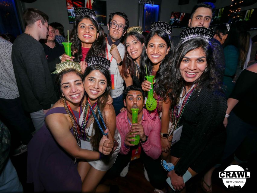 New Orleans: VIP Bar and Club Crawl Tour with Free Shots - Four venues, four chances to keep the night moving