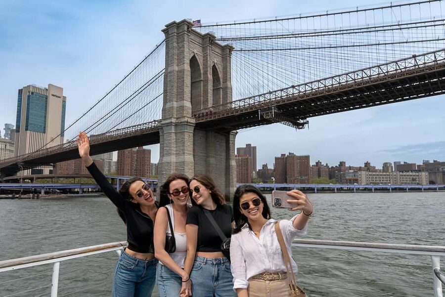New York City: City Cruises Alive After Five Cocktail Cruise - The East River views, bridge by bridge