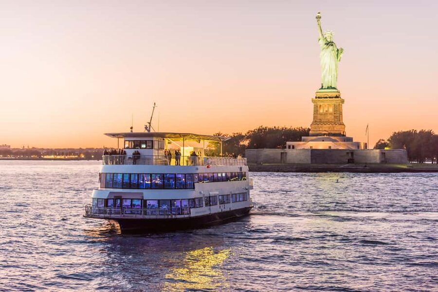 New York City: City Cruises Alive After Five Cocktail Cruise - Inside the boat or up on the roof