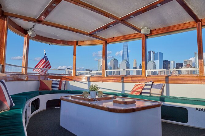 New York City Sunset Cocktail Cruise on Small Yacht - The Statue of Liberty at the best moment of the ride