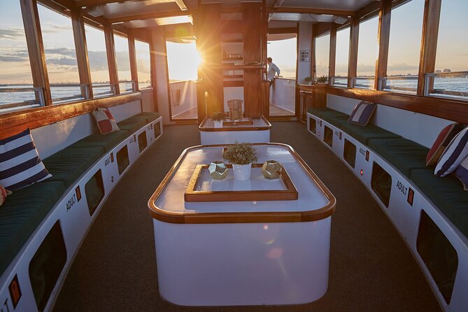 New York City Sunset Cocktail Cruise on Small Yacht - One drink, charcuterie, and the real value of $85.50