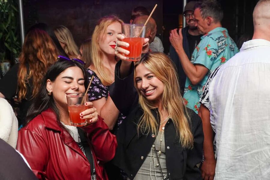 Nice: Orange Bar Crawl with 5 Free Shots & VIP Club Entry - The social side: best for solo visitors and small groups