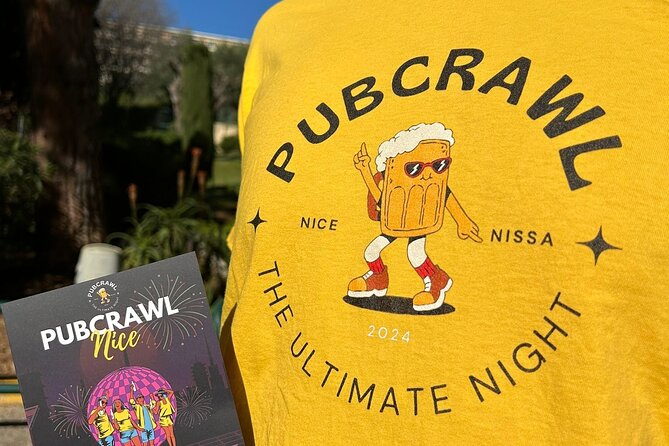 Nice: Pub Crawl Yellow – Social Bars, Games & VIP Club Entry - Town Club after midnight