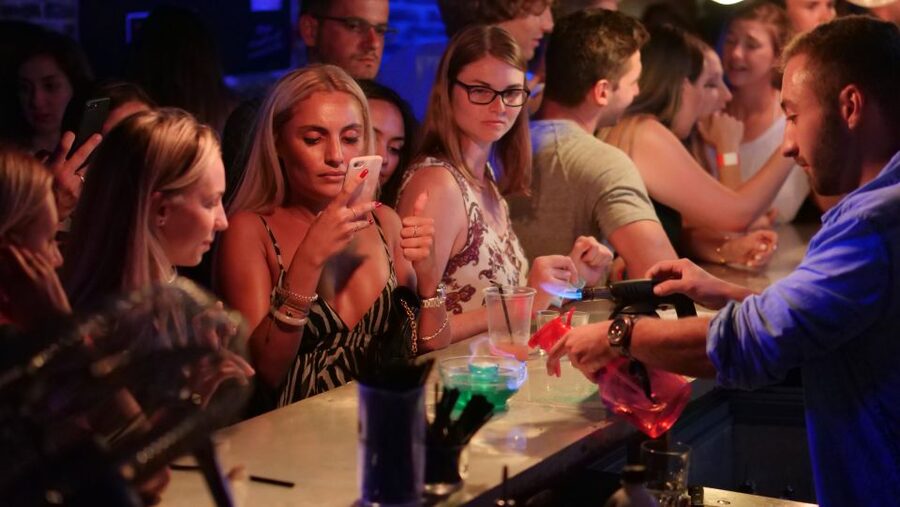 Nice: Ultimate Party Bar Crawl Free Shots & VIP Club Entry - Starting at Hostel Villa Saint Exupery Beach