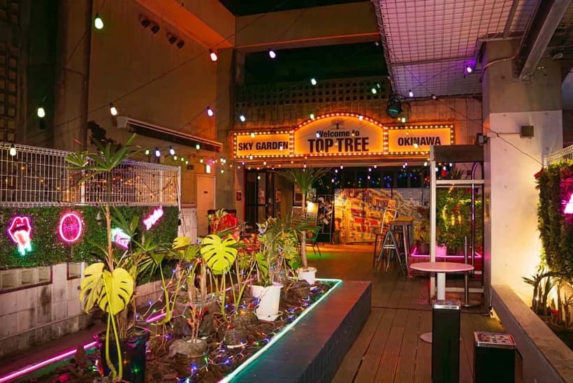Okinawa:Sky BAR TOPTREE Nightclub Entry Ticket+Drink & VIP - What the location adds to the experience