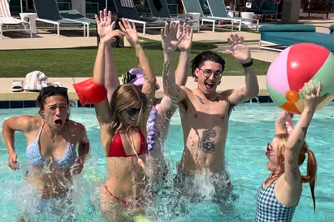Old Town Scottsdale Party Bike Bar Crawl and Pool Party - The pool music is the main variable