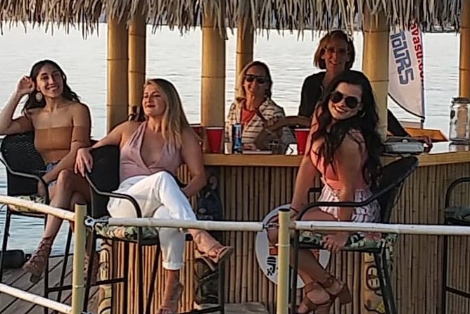 Orange Beach 90-Minute Sunset Cruise on a Tiki Bar - A floating tiki bar instead of a crowded party boat