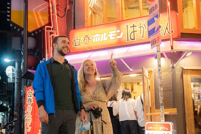 Osaka Local Bar Crawl in Dotombori & Uranamba Area - Starting Under the Glico Sign