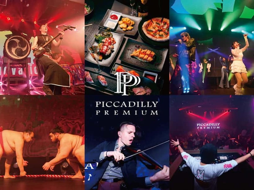 Osaka Umeda：PICCADILLY LIVE SHOW & NIGHTCLUB TICKET & Shisha - The 8:00 PM to Midnight Live Show