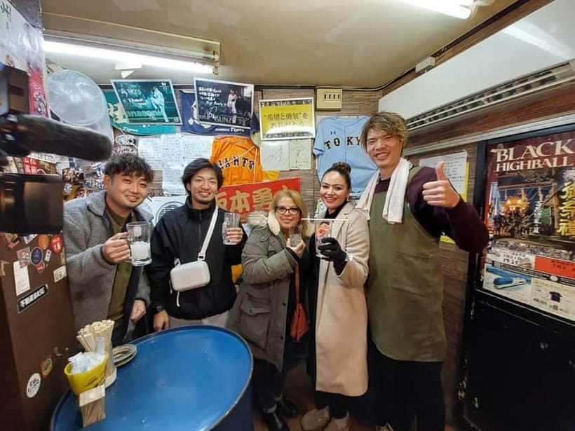 Osaka: Unforgettable Bar Hopping in Kyobashi! - Stop three: yakitori and tea-based drinks