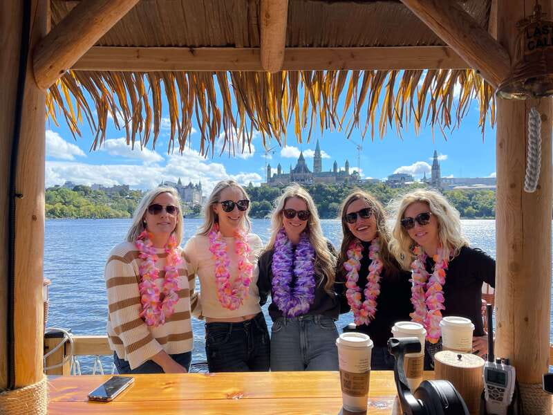 Ottawa: Floating Tiki Bar Cruise on the Ottawa River - Drinks, snacks, and the floating bar