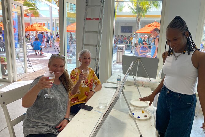 Paint and Sip at the Gallery and Wine Bar - A private activity for couples, families, and small groups