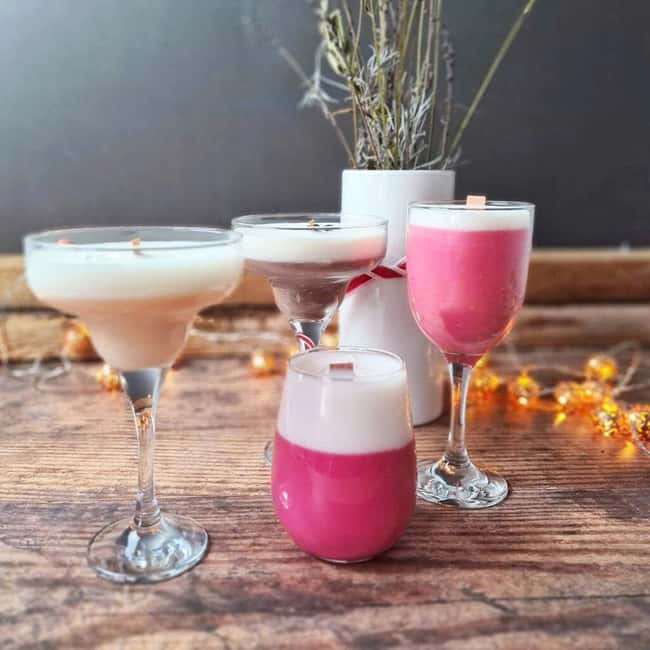 Paris: Cocktail Candle Making - Choosing colors and decorations with Kim